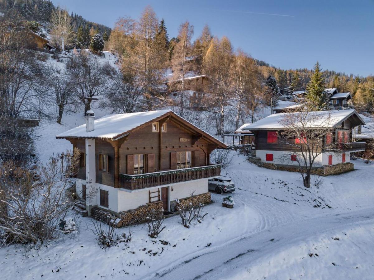 Chalet Noisette Authentic Swiss Chalet Perfect For Families La Tzoumaz Eksteriør bilde