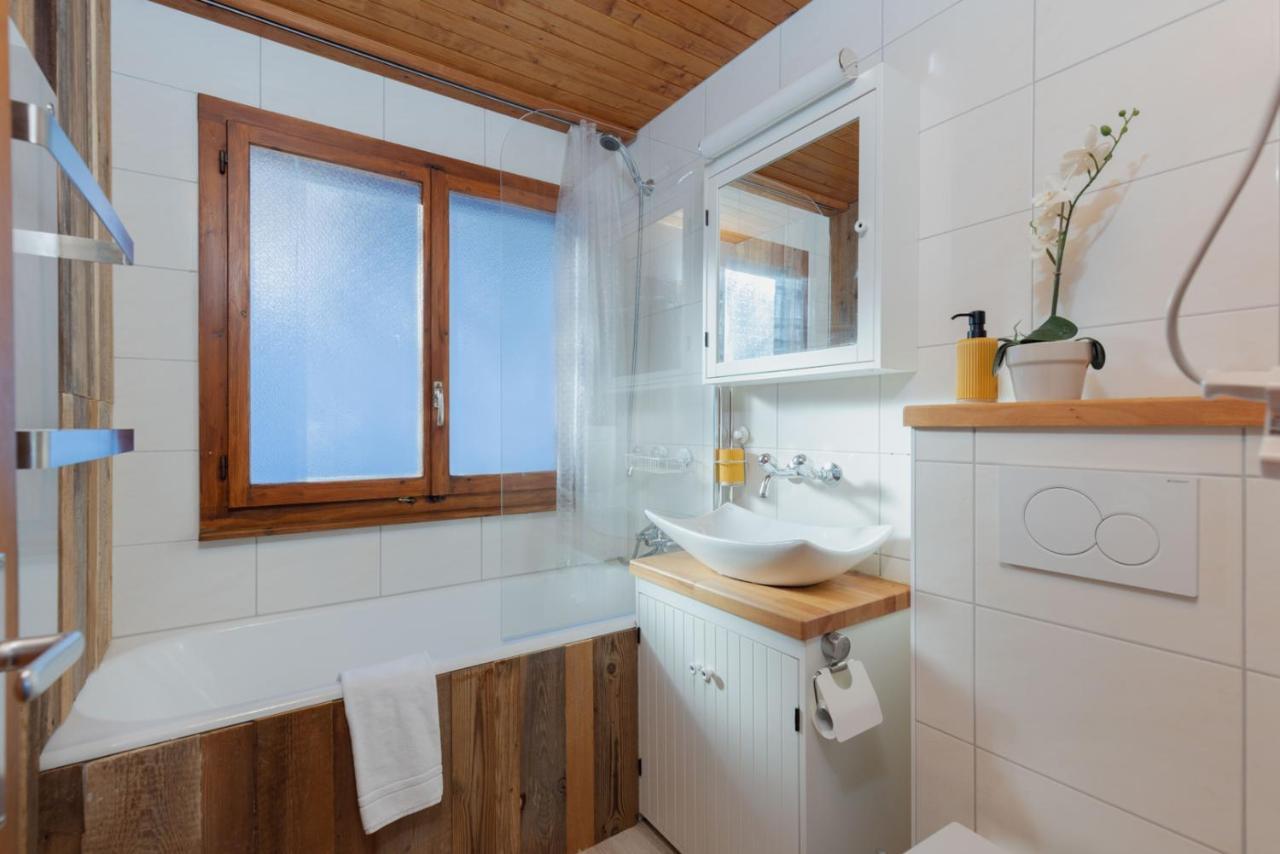 Chalet Noisette Authentic Swiss Chalet Perfect For Families La Tzoumaz Eksteriør bilde
